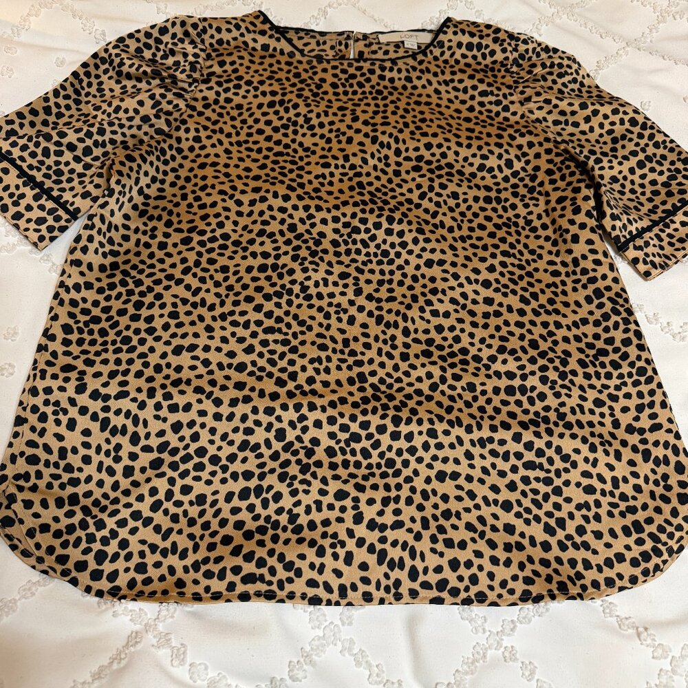 Loft cheetah top